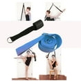 thumbnail image 6 of Raindrops Durable Yoga Strap Cotton Exercise Straps for Yoga Stretching General Fitness (Lake Blue), 6 of 8