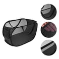 thumbnail image 3 of Unique Bargains 1 Pc Folding Single Layer Laundry Basket for Laundry Room 22.83"x14.17"x14.17" Black, 3 of 6