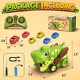 thumbnail image 3 of Magnetopia Dinosaur Remote Control Car for Kids, Monster Truck Toy, with 12 Eaten up Little Cars, Birthday Gift for 3-12 Year Old Boys Girls, 3 of 8