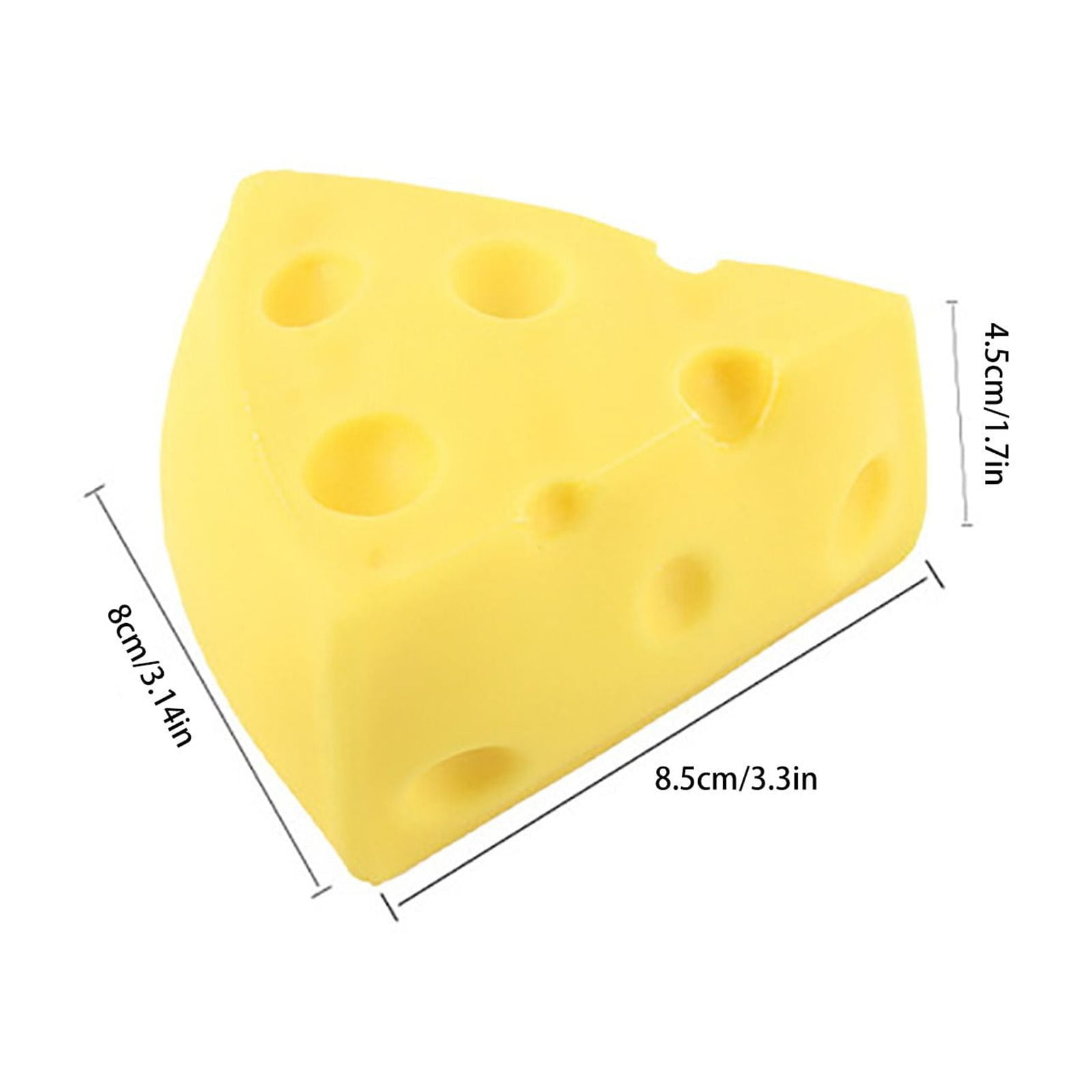 Cheese Squishy Stress Relief Squeeze Soft Slow Rising Realistic Peanut Shape Desk Fidget
