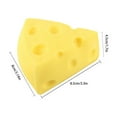 thumbnail image 5 of Cheese-shaped soft toys with fragrances, toys that slowly expand to relieve stress, soft sensory toys suitable for all ages, portable toys for home office and travel to alleviate anxiety., 5 of 6