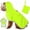 Green, variant on HQREA Dog Raincoat with Clear Hooded Waterproof Reflective Rain Jacket Double Layer Doggy Coat for Dogs