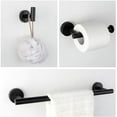 thumbnail image 3 of 4Pcs Bathroom Hardware Set, Matte Black Bathroom, 3 of 5