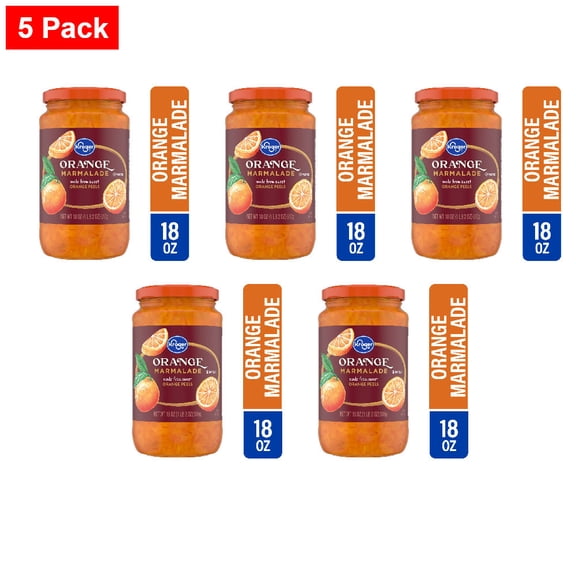 Kroger Orange Marmalade 18 oz - 5 Pack