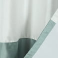 thumbnail image 3 of Quality Home Faux Silk Colorblock Blackout Curtain - Ivory/Blue Dawn - 52"W x 84"L (Single Panel), 3 of 4