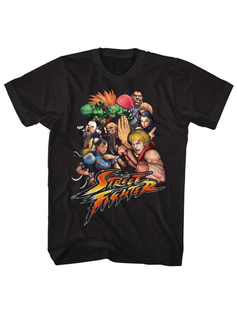 Street Fighter Street Fighter Video Martial Arts Arcade Game Group Adult TShirt Tee 6X