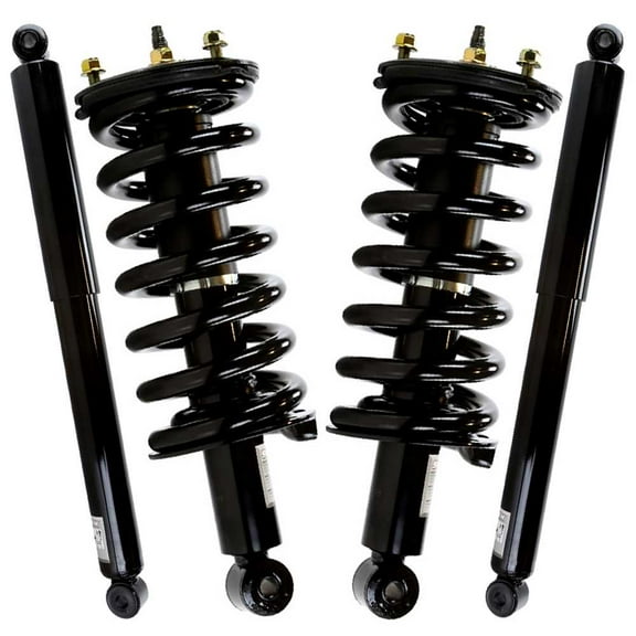 AutoShack Front Complete Strut & Coil Spring   Shock Absorber Replacement for 2004-2015 Nissan TITAN 2017-2023 Nissan TITAN 4-PC Kit