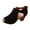 Black -- Women Sandals Savings 2024 Prime Deals, variant on FNFYFH Women's Heeled Sandals Peep Toe Booties Suede Cutout Side Ankle Strap Low Heels Dress Sandals with Back Zipper