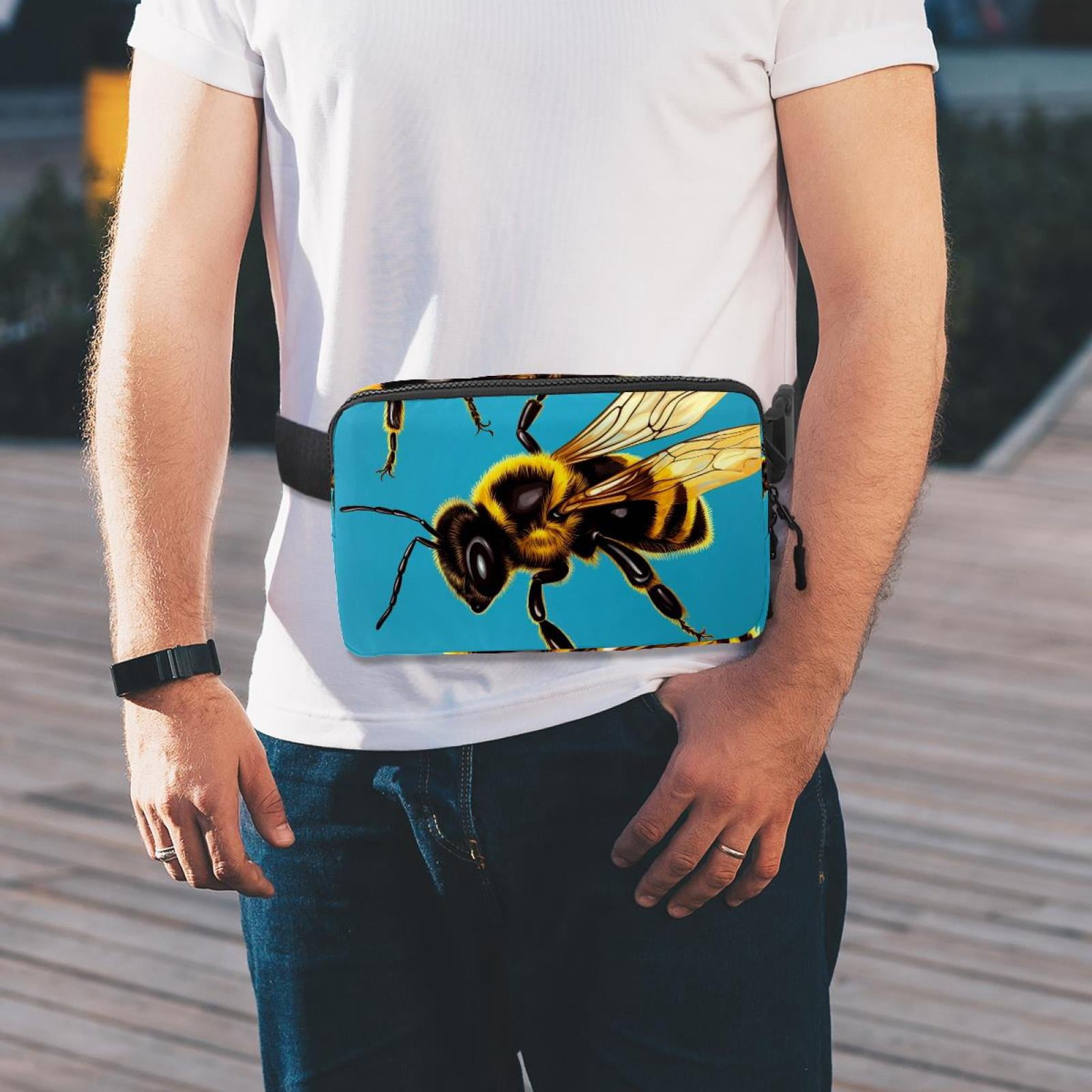 Starry Bee Lightweight Adjustable Waist Pack with Extension Strap - Unisex Fanny Pack Money Belt