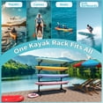 thumbnail image 5 of IKIMI Adjustable Kayak Storage Rack - Durable Stand for Kayaks, Canoes, Paddle Boards, Indoor/Outdoor Use, 5 of 8