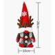 thumbnail image 2 of Adornos de duende de peluche de gnomo de Navidad - Tomte escandinavo hecho a mano de vacaciones para decoraciones de Navidad - Decoración de bandeja escalonada, regalos de vacaciones, oficina en casa Kuyhfg Bienvenido a Kuyhfg, 2 of 5