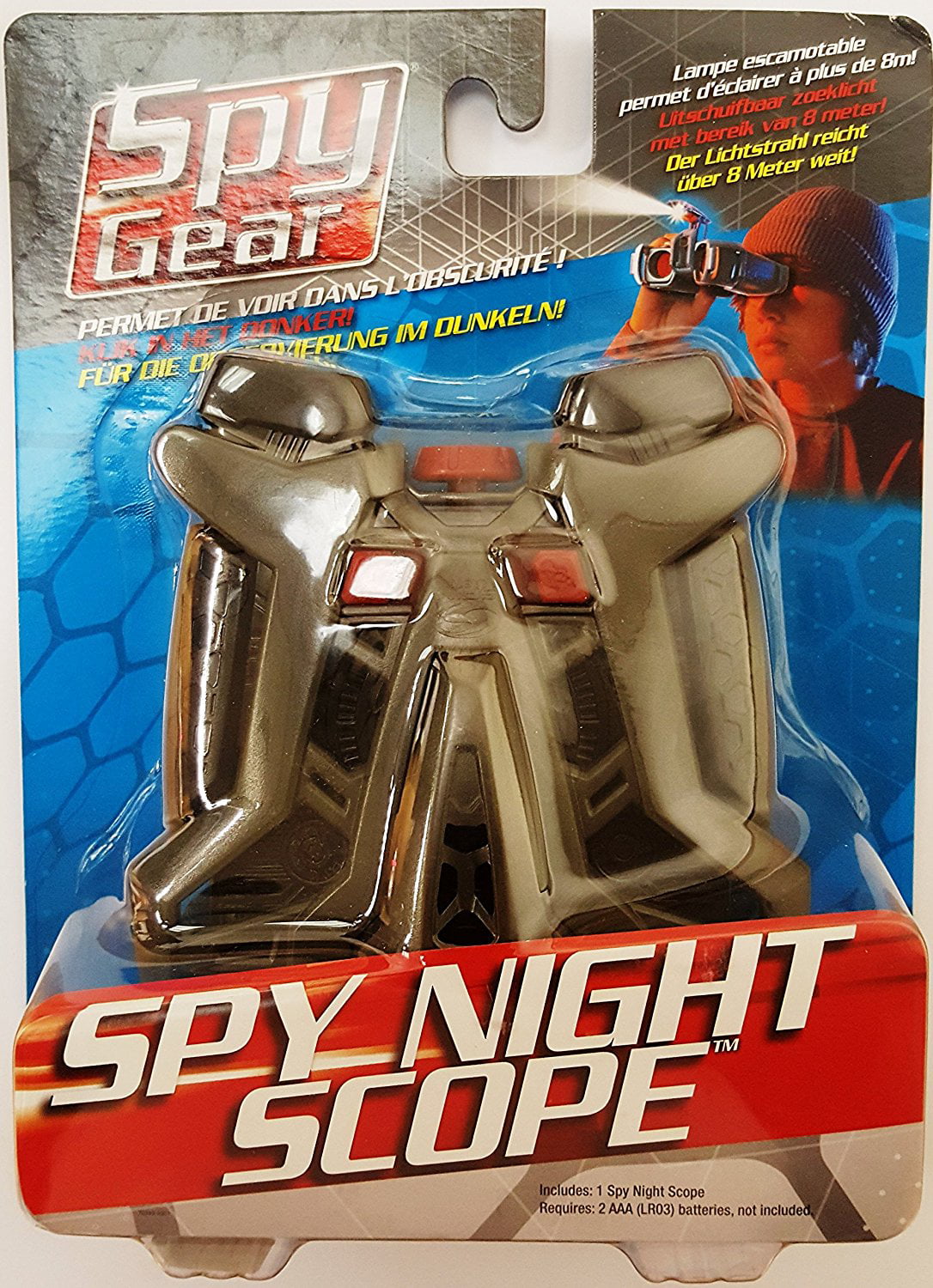 Details about   Spy Gear NIGHT SCOPE Keychain Keyring miniature Binoculars w/ light Basic Fun 