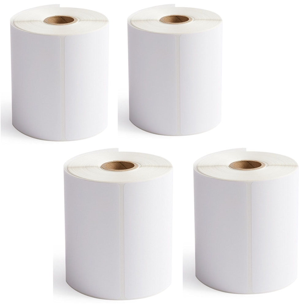 4 Rolls Direct Thermal Shipping Labels 4x6 450/Roll For Zebra 2844 ZP450 Eltron 