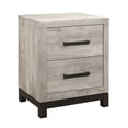 thumbnail image 4 of Nightstand for Bedroom Use | Light Gray Finish and Gray Bar Pulls | Made of Engineered Wood | Resistant to Scratches, 4 of 5