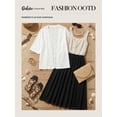 thumbnail image 4 of DOKOTOO Women Plus Size Cardigans Hollow Out Summer Kimonos Open Front Knitted Cardigan Tops White M US8-10, 4 of 11