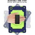 thumbnail image 5 of Epicgadget Case for Samsung Galaxy Tab A7 10.4 SM-T500/T503/T505/T507 (2020) - Protective Hybrid Shockproof 360 Rotating Stand Cover Case with Shoulder Straps (Navy Blue/Green), 5 of 5