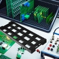 thumbnail image 4 of 2pcs Pcb Rack Slot Pcb Rack 25-slot Circuit Board Storage Holder Anti-static Pcb Shelf, 4 of 8