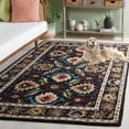 thumbnail image 3 of SAFAVIEH Blossom Lars Floral Area Rug, Black/Ivory, 5' x 8', 3 of 8