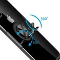 thumbnail image 2 of Designed for iPhone 11 Pro Max Case 6.5 inch, Carbon Fiber Design Clear Crystal Anti-Scratch Case with 360 Degree Rotation Ring Kickstand(Work with Magnetic Car Mount) for iPhone 11 Pro Max,Black, 2 of 7