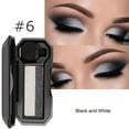 thumbnail image 2 of Perfect Dual Color Eyeshadow,New Two Color Eye Shadow Plate Waterproof Eyeshadow,Portable Two Tone Eyeshadow,Highly Pigmented Powder Eyeshadow Exquisite Glitter (#6), 2 of 7