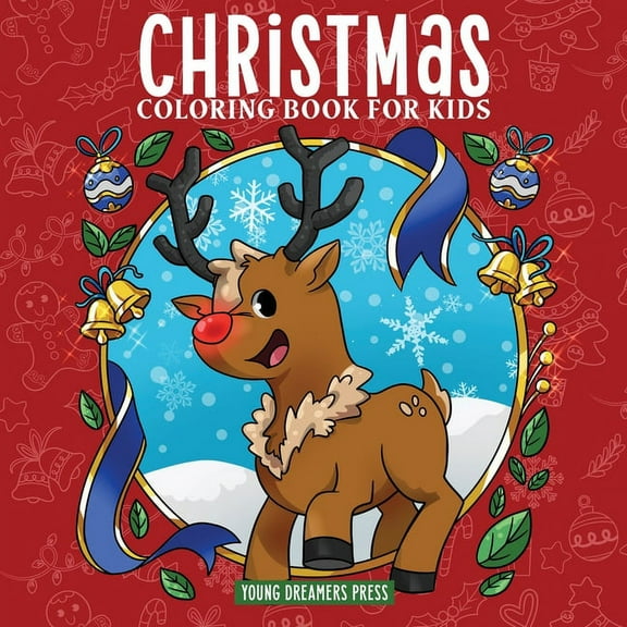 Coloring Books for Kids Christmas Coloring Book for Kids: Christmas Book for Children Ages 4-8, 9-12, Book 12, (Paperback)