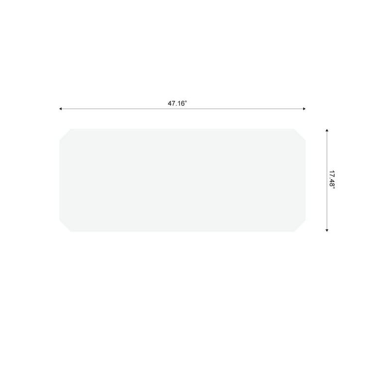 Plastic Shelf Liner - 48 x 18, Black - ULINE - Carton of 4 - H-2435BL