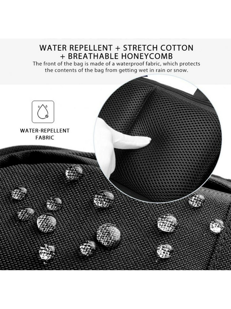 Large Waterproof Black Waist Bag Fanny Pack For Men Women Belt Bag Pouch  Hip Bum Chest Bag with Adjustable Strap, Premium Lightweight For Gym  Fitness