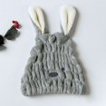 thumbnail image 2 of Dry Hair Cap Absorbent Fast Drying Rabbit Ears Hair Turban Hair Wrap for Adults, 2 of 8