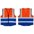 thumbnail image 5 of Nmnitkp Reflective Safety Vest for Men & Women High Visibility Class 2 Vest with Pockets Meets Chalecos Reflectantes Seguridad Red #02,Free Size, 5 of 5