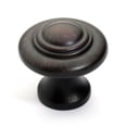 thumbnail image 3 of Dynasty Hardware K-9229-FB Super Saver Concentric Cabinet Knob, Flat Black, 3 of 5
