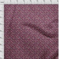 thumbnail image 4 of oneOone Rayon Dark Magenta Fabric Batik Sewing Fabric By The Yard Printed Diy Clothing Sewing Supplies 56 Inch Wide, 4 of 5
