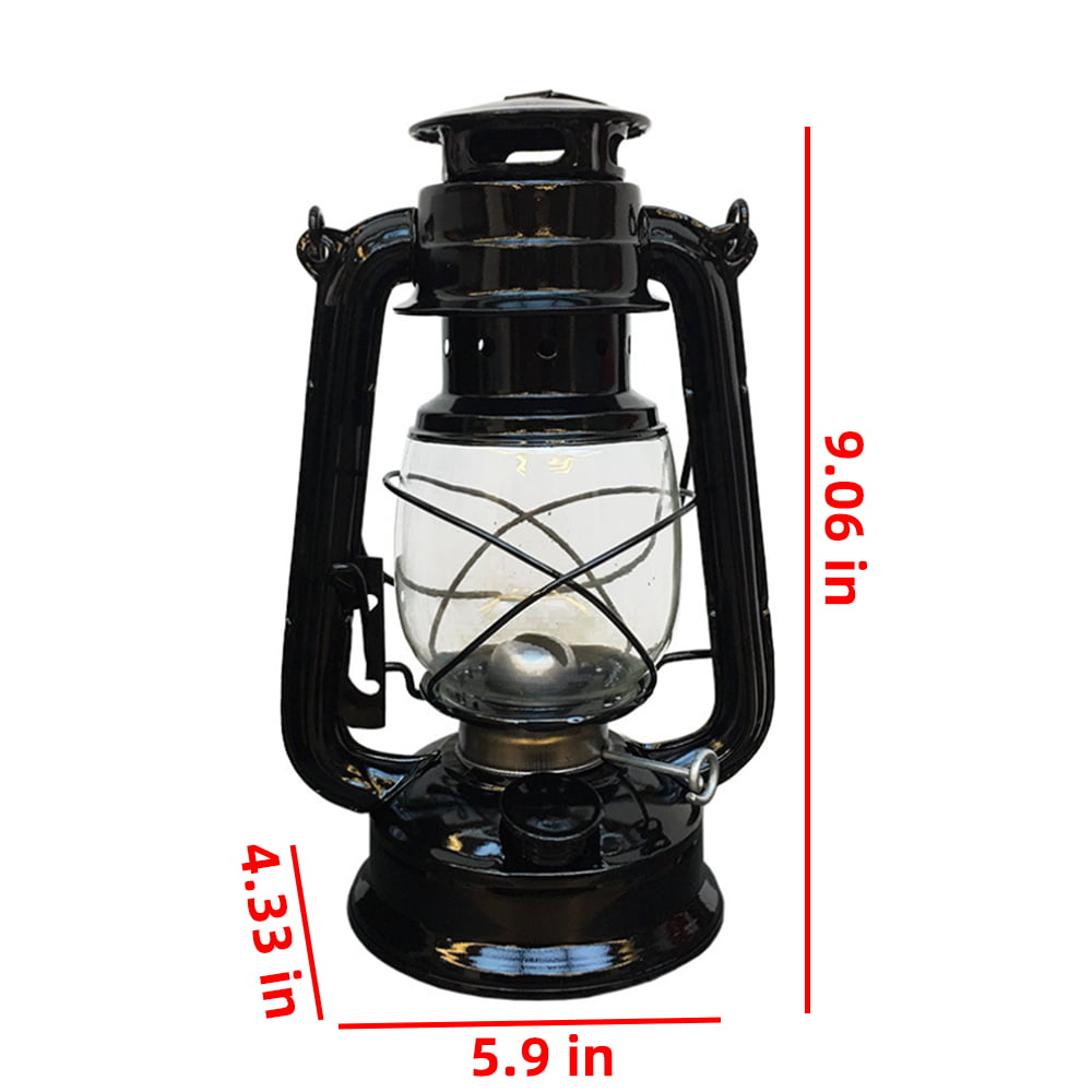 Retro Oil Lantern Kerosene Mediterranean Style Hurricane Light Camping Lamp