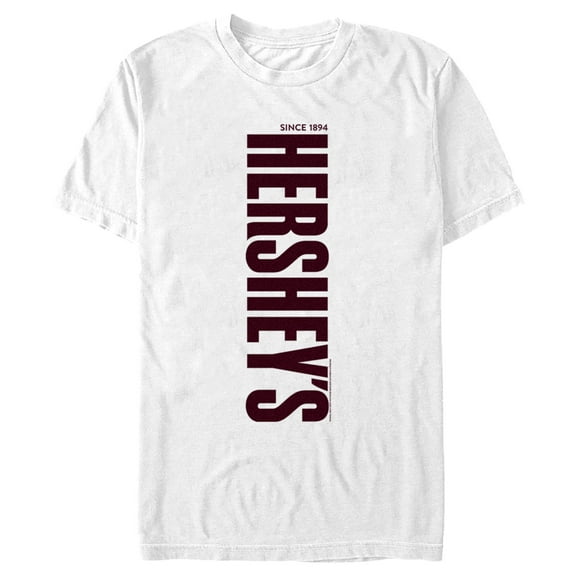 Men's HERSHEY'S Vertical Logo Graphic Tee White Small