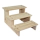 thumbnail image 3 of Estante de exhibición de madera, soporte de exhibición para objetos coleccionables, decoración sencilla y duradera. 3 capas 20cm, 3 of 9