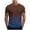 Brown, variant on T-Shirt for Men,Men's Ombre Short Sleeve T-Shirt Casual Athletic Gradient Color Summer Crewneck Top Workout Round Neck Tee