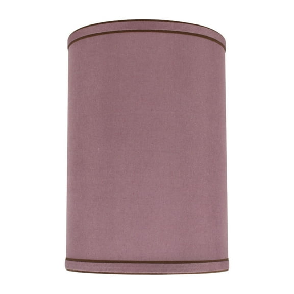 Aspen Creative 31020 Transitional Hardback Drum (Cylinder) Shape Spider Construction Lamp Shade in Reddish Purple, 8" wide (8" x 8" x 11")
