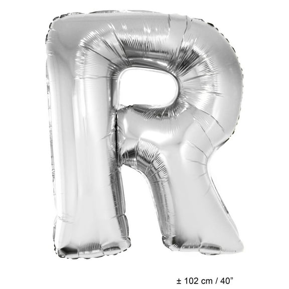 Balloon-Foil-Letter R-40"-Slv