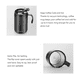 thumbnail image 4 of Juego de Cafetera Portátil para Acampar con de Café de Acero Inoxidable + Filtro de Café, para Viajes, Campamentos, Oficinas, Mochileros, 4 of 5