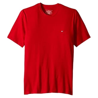 トミーヒルフィガー   新品 L Red TOMMY HILFIGER Men's Classic Cotton T-Shirt M, Red with Small Logo