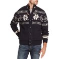 thumbnail image 1 of Chaqueta Fair Isle resistente a la intemperie para hombre, azul, mediana, 1 of 1