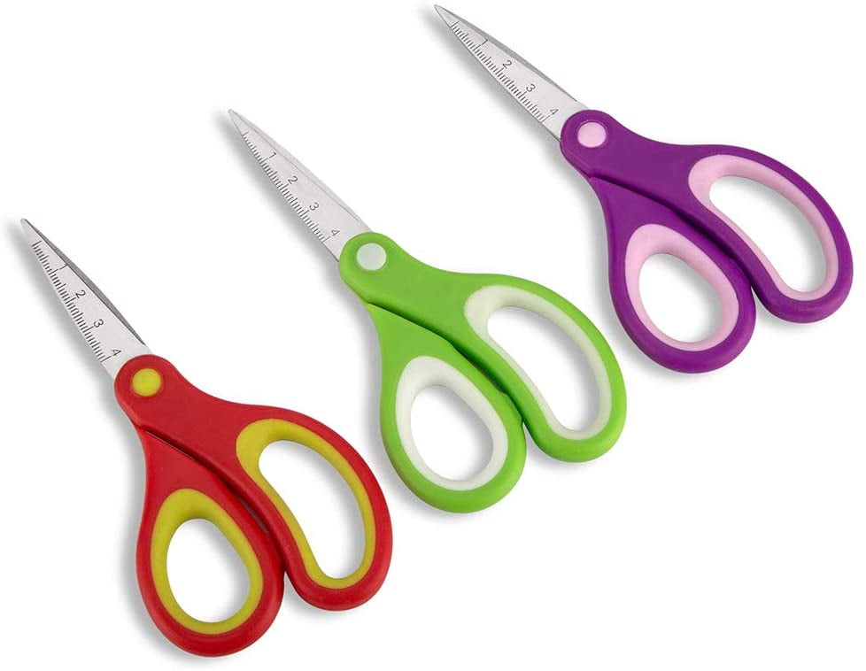 Kids Scissors (36 Count Teacher Pack, Pointedtip, 5.5 Inch) 5.5