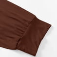 thumbnail image 5 of Mens Drawstring Pocket Jogger Pajama Pants Lightweight Lounge Sleep Pants with Tapered Leg Elastic Cuff Relaxed Fit Coffee 2XL, 5 of 5