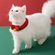 thumbnail image 1 of Bufanda navideña para mascotas Decoraciones para perros s Accesorios de disfraces vidad para perros pequeños Gato Cachorro Campana S Colco collares de gato, 1 of 8