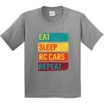 thumbnail image 3 of Inktastic Rc Racing Eat Sleep Rc Cars Repeat Youth T-Shirt, 3 of 5