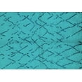 thumbnail image 1 of Ahgly Company Indoor Rectangle Oriental Turquoise Blue Industrial Area Rugs, 4' x 6', 1 of 4