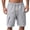 CHJ88-Light Gray, variant on Mens Cargo Shorts Lightweight Elastic Waist Work Tactical Shorts Summer Ripstop Workout Hiking Outdoor Pants Brown M