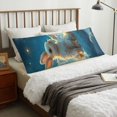 thumbnail image 6 of Naloa Cute Angel Winged Rabbit Super Soft 20x60 Body Pillow Case,Long Side Hidden Zipper（PILLOWS ARE NOT INCLUDED）, 6 of 6