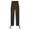 thumbnail image 5 of Riforla Yoga Pants Women Cropped Loose Sports Jogging Pants with Pockets Comfortable Casual Women's Pants Brown XXL, 5 of 6