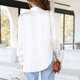 thumbnail image 4 of Moda Mujer Camiseta de manga larga Otoño Frente abierto Prendas de abrigo sueltas Blusa sólida Abrigo Tops Fridja  bvmnju7254, 4 of 9