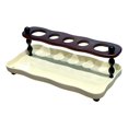 thumbnail image 2 of Soporte para cepillos de dientes de baño, organizador de pasta de dientes, estante de almacenamiento decorativo para bandeja de color amarillo cremoso, 2 of 7